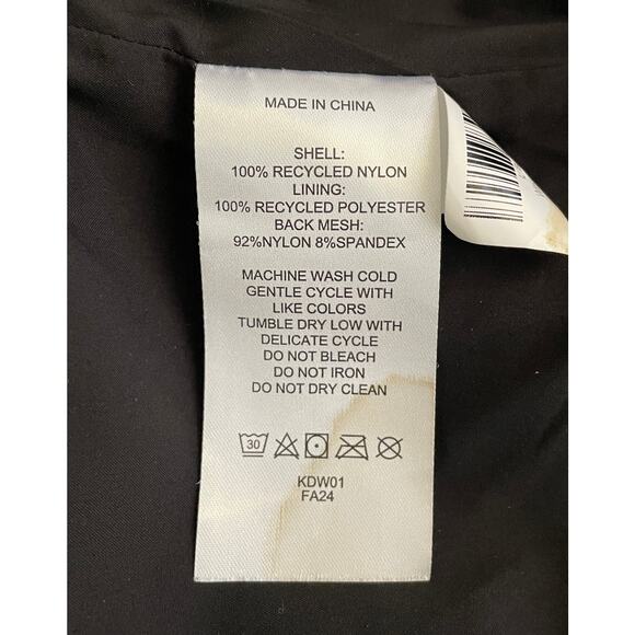 Quince Water Repellent Windproof Lightweight Hooded Jacket Black Medium - Picture 13 of 13